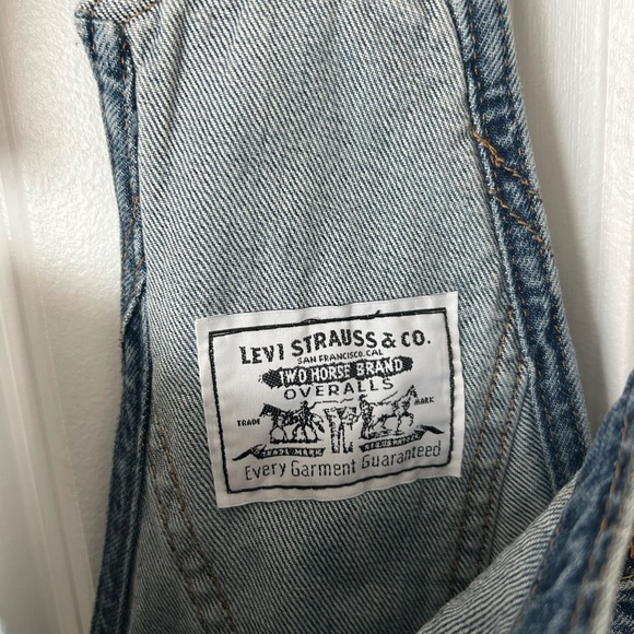 Levi's Vintage Blue Shortalls - Picture 4 of 5